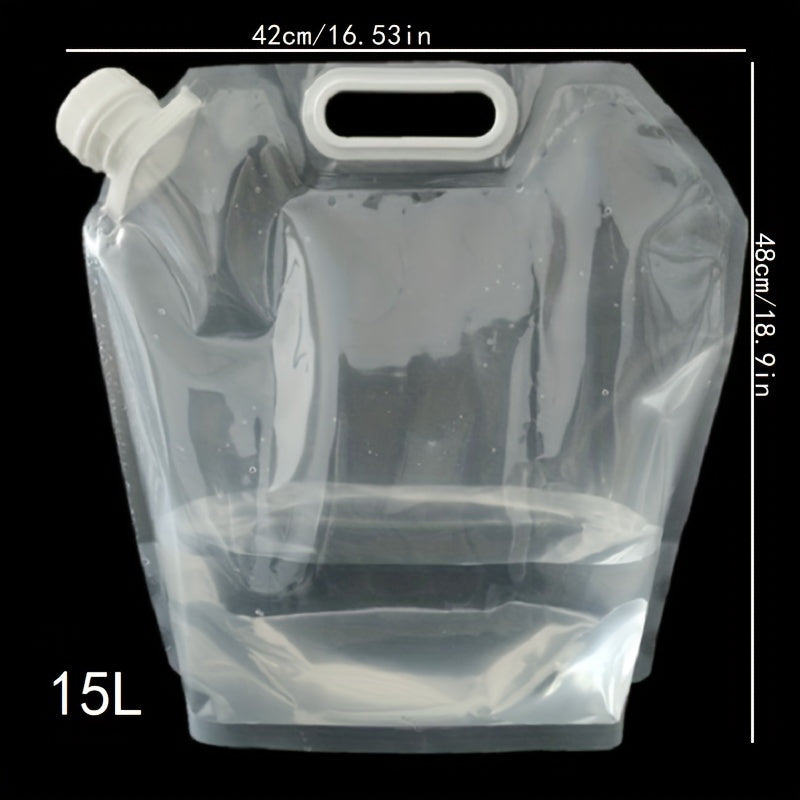 Yigʻiladigan suv konteyneri sumkasi 5.68L 11.36L Ochiq havoda favqulodda saqlash qozoni