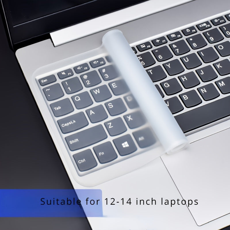 Silicone Waterproof Dustproof Keyboard Protector for 30.48-35.56 cm Laptops