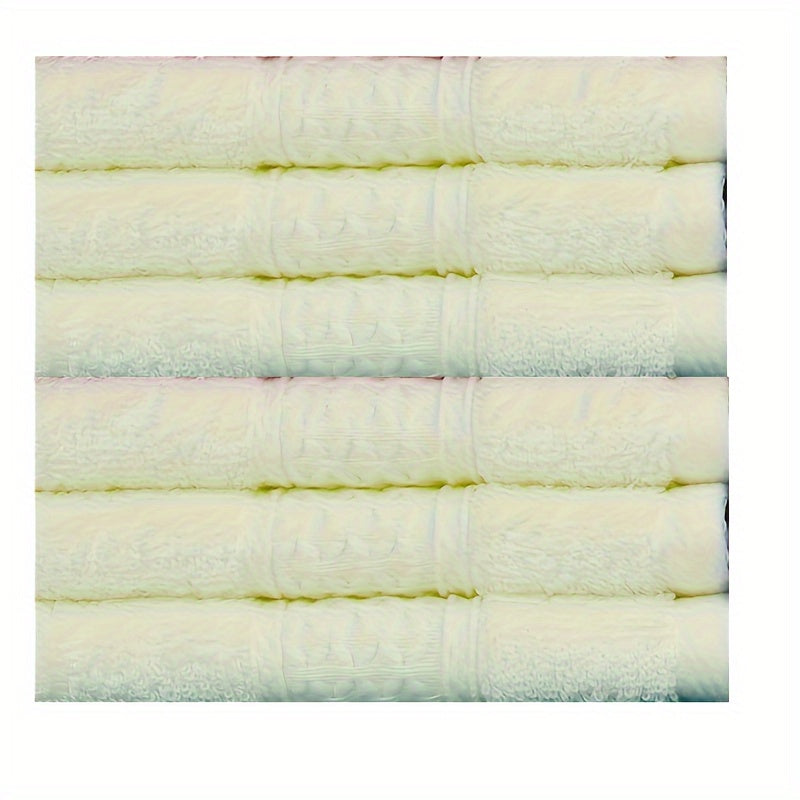 100% paxtadan yasalgan 6 ta to'plam yuz sochiqlar, turli naqshlar bilan, tana va yuz uchun mukammal, mehmonxona, sayohat va har kuni foydalanish uchun ajoyib. Har bir sochiq to'qilgan va 360 GSM og'irlikka ega, o'lchami 33.02x33.02 sm.