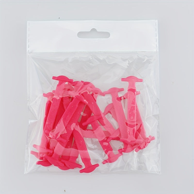 16 Pcs Colorful No-Tie Shoelaces for Sneakers and Boots Elastic Easy Slip-On