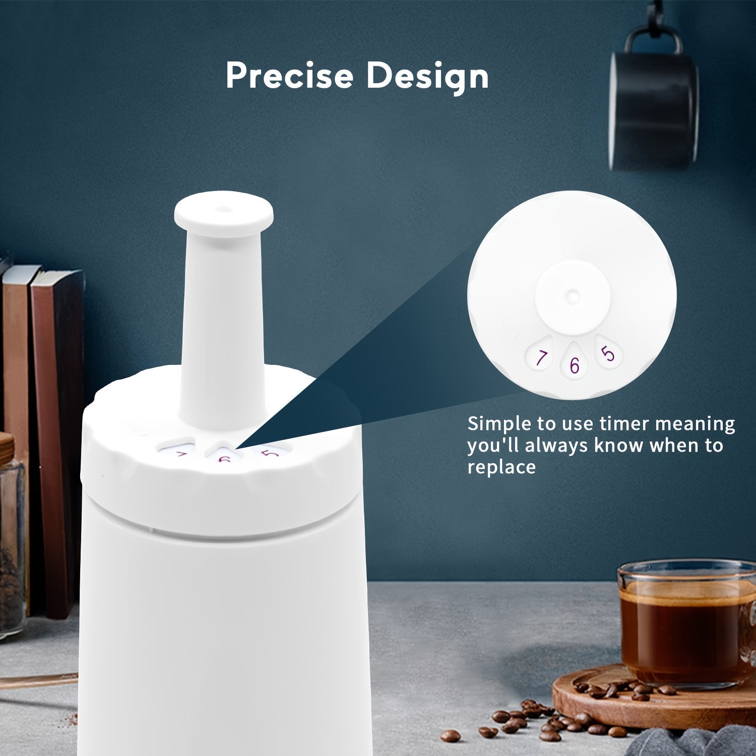 Replacement Water Filters for Espresso Machines 2 or 4 Pack Compatible