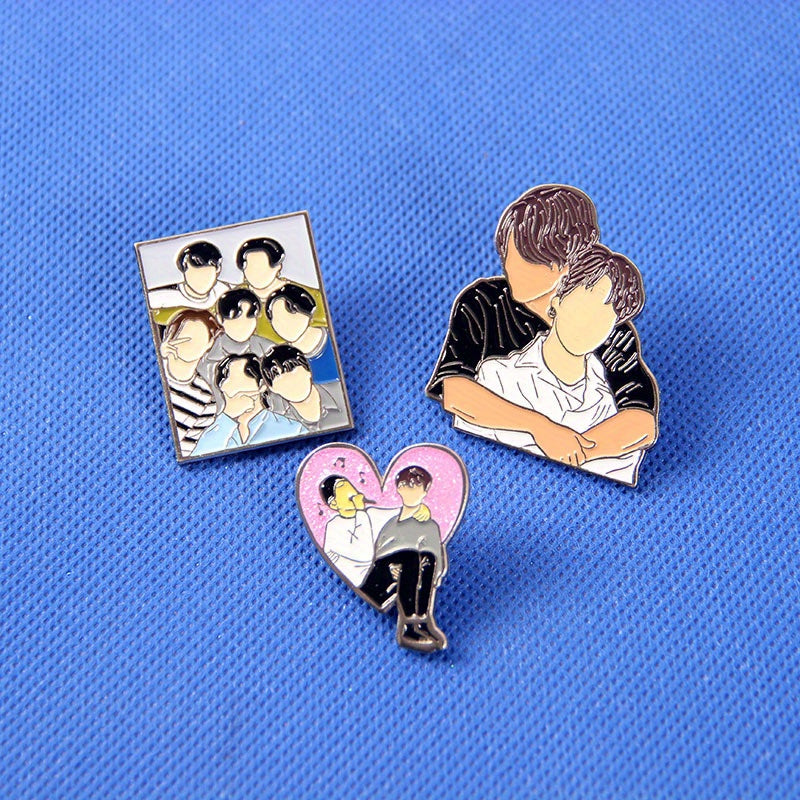 Enamel Pin Accessories for Backpacks Hats and Bags Alloy Kpop Lapel Pin Brooch Gift