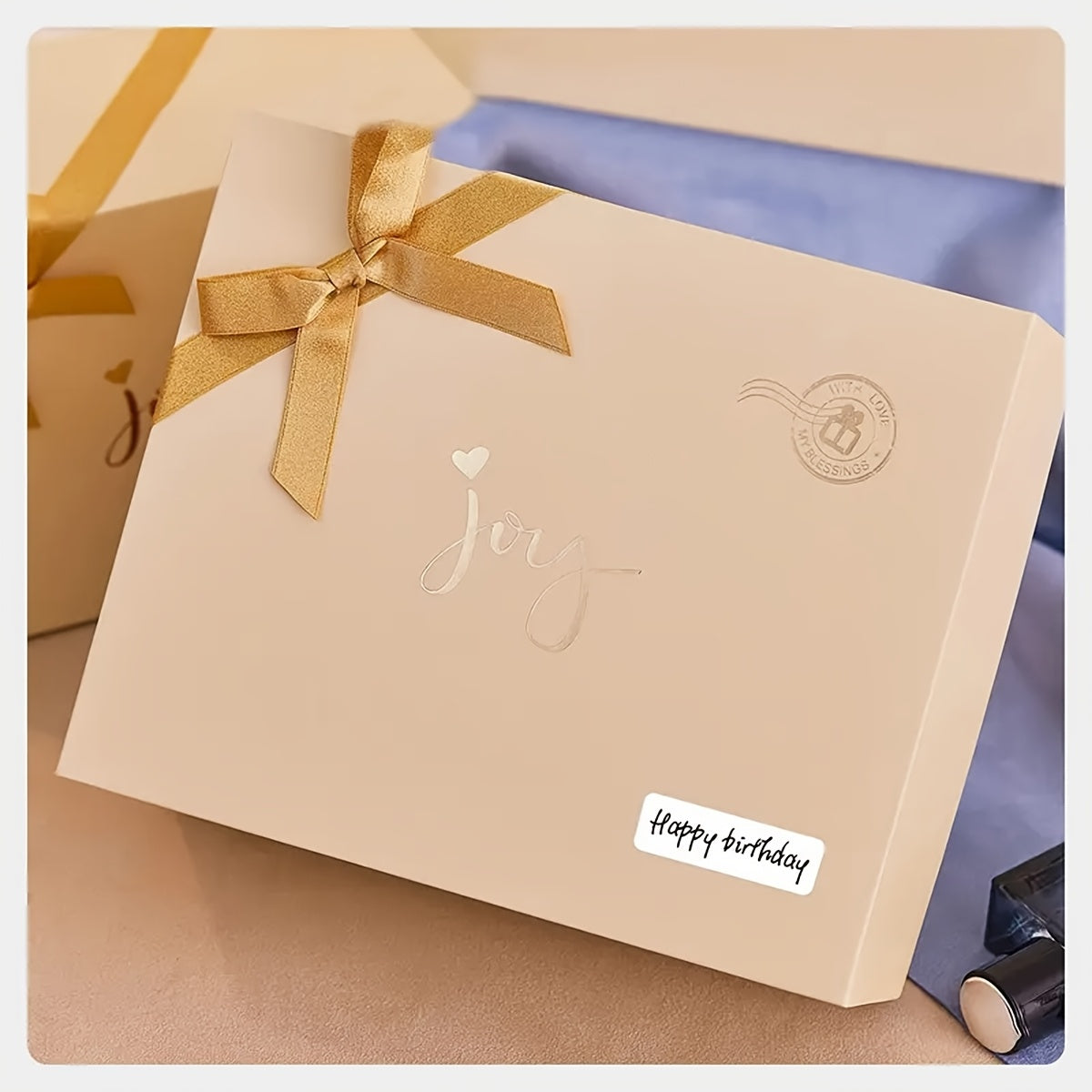 Thermal Label Printer Handheld Sticker Maker with Adhesive Tape for Office and Home Use