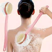 Long Handled Back Scrubber with Soft Bristles and Bath Ball for Bathing