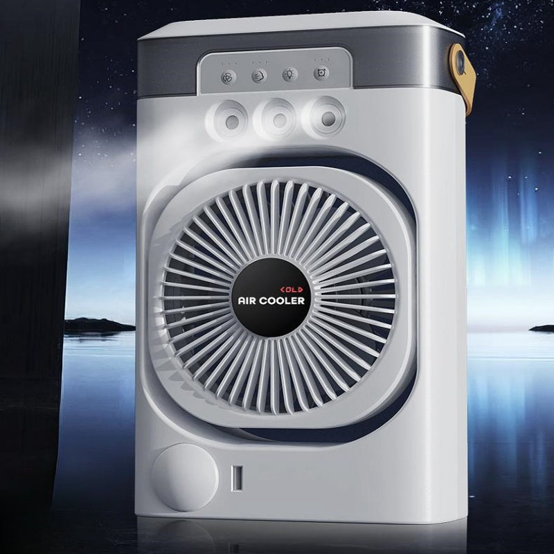Portable Air Cooler with 3-in-1 Fan Large Tank Night Light for Bedroom Home Office