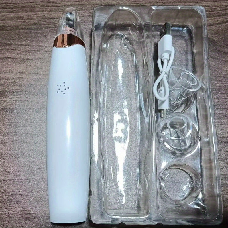 Rechargeable Blackhead Remover Pore Cleanser with USB Charging Portable Compact Skin Care Device