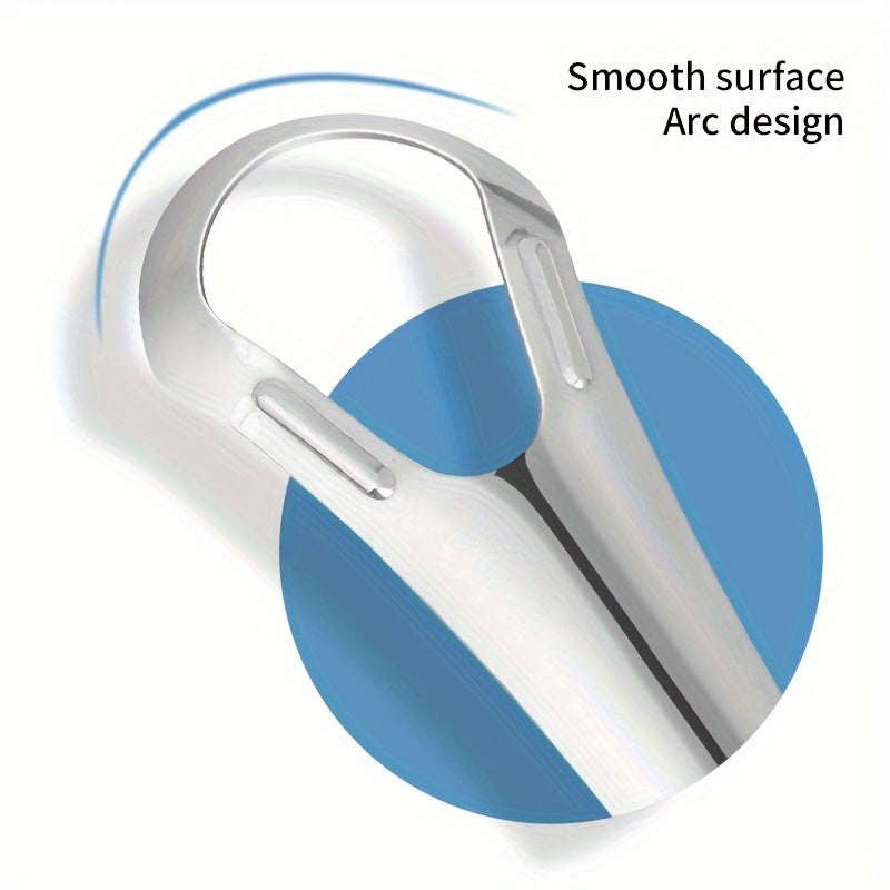 3Pcs Stainless Steel Tongue Scrapers, Dual-Sided Oral Care Tools