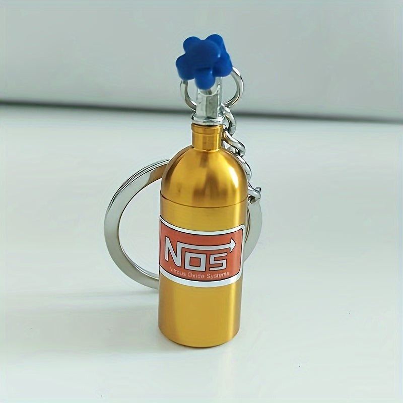 Car Keychain Nitrogen Gas Bottle Keychain Gift Accessory