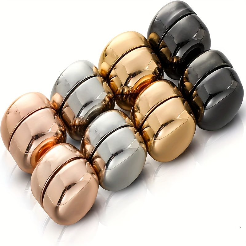 Magnetic Scarf Accessories Set of 8 Pairs Colorful Durable Alloy Women’s Jewelry