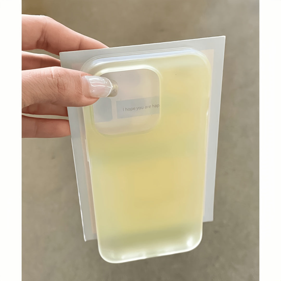 Ultra-Thin Matte Clear Phone Case for iPhone 11-16 Shockproof with Lens Protection