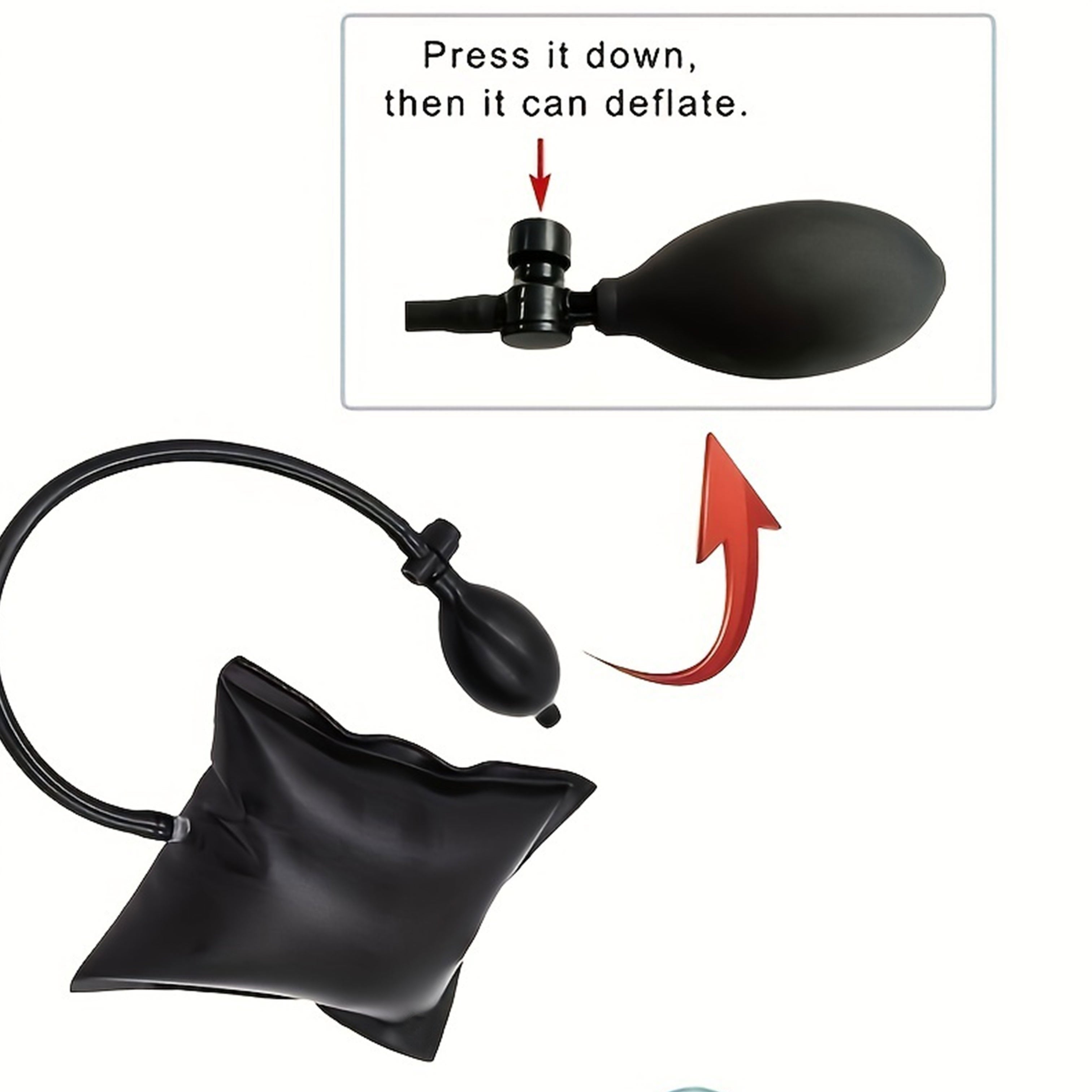 Автомобил эшикларини таъмирлаш ва фавқулодда очиш учун портатив ҳаво насос воситаси