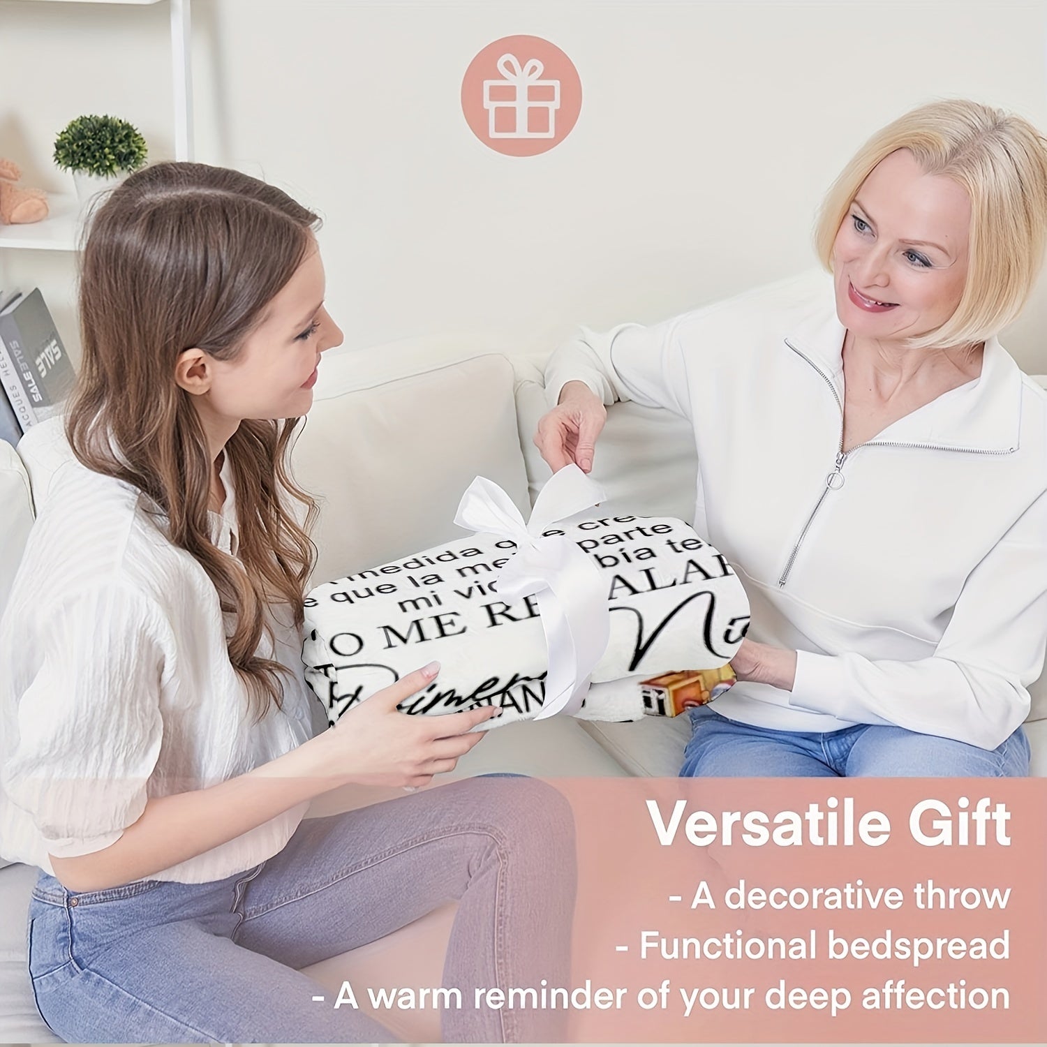 Butterfly Floral Print Throw Blanket for Girls Ultra-Soft Flannel Cozy Lightweight Sofa Bed Travel