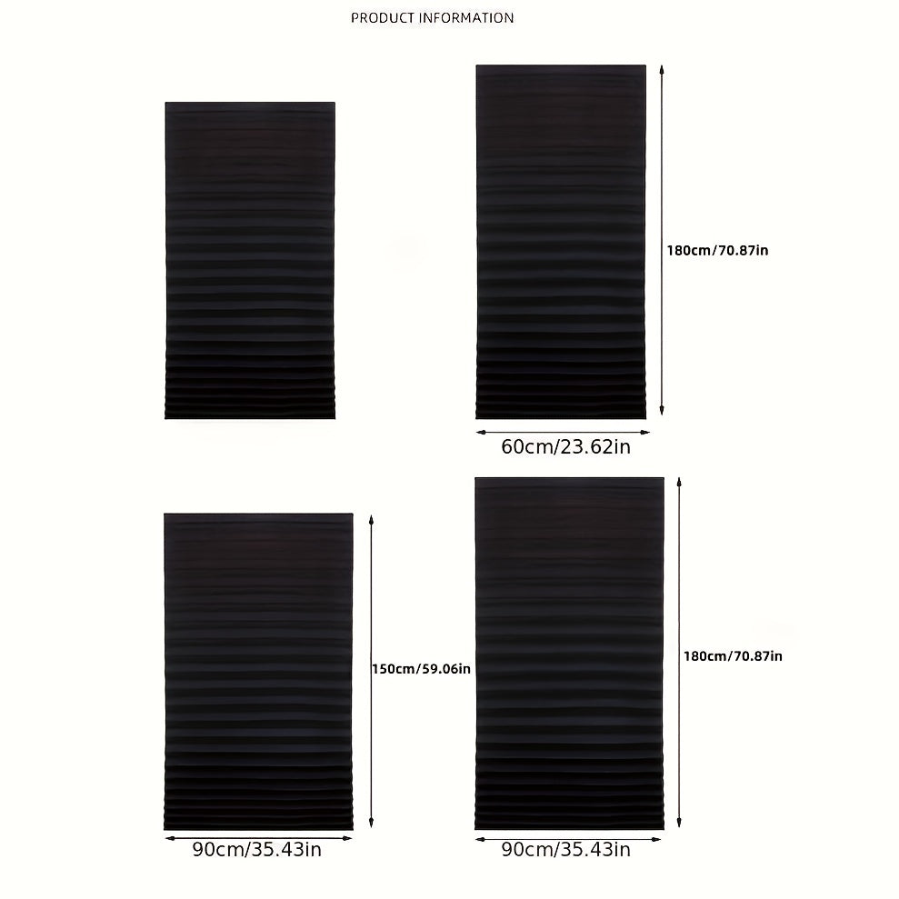 Adjustable Pleated Shade Curtains for Living Room Bedroom Kitchen Bathroom