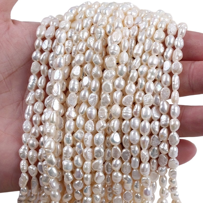 Natural Freshwater Pearl Beads 4-5mm for Jewelry Making Bracelets Necklaces