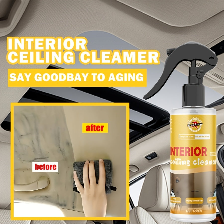 Multi-Purpose Car Interior Cleaner Spray for Fabric and Surfaces