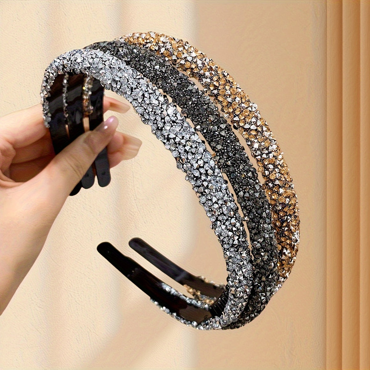 3-to'plam aralash rangli rezin soch bog'lamlari qizlar uchun, sirpanmaydigan tishli soch aksessuarlari