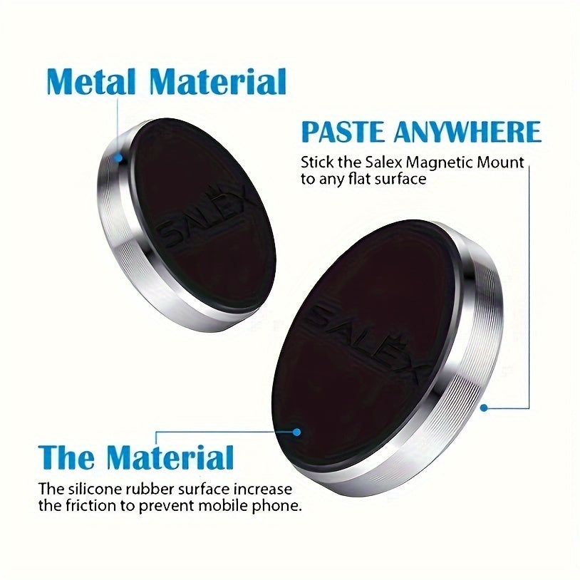 Round Magnetic Phone Holder Wireless Suction Bracket for Smartphone Copper Black