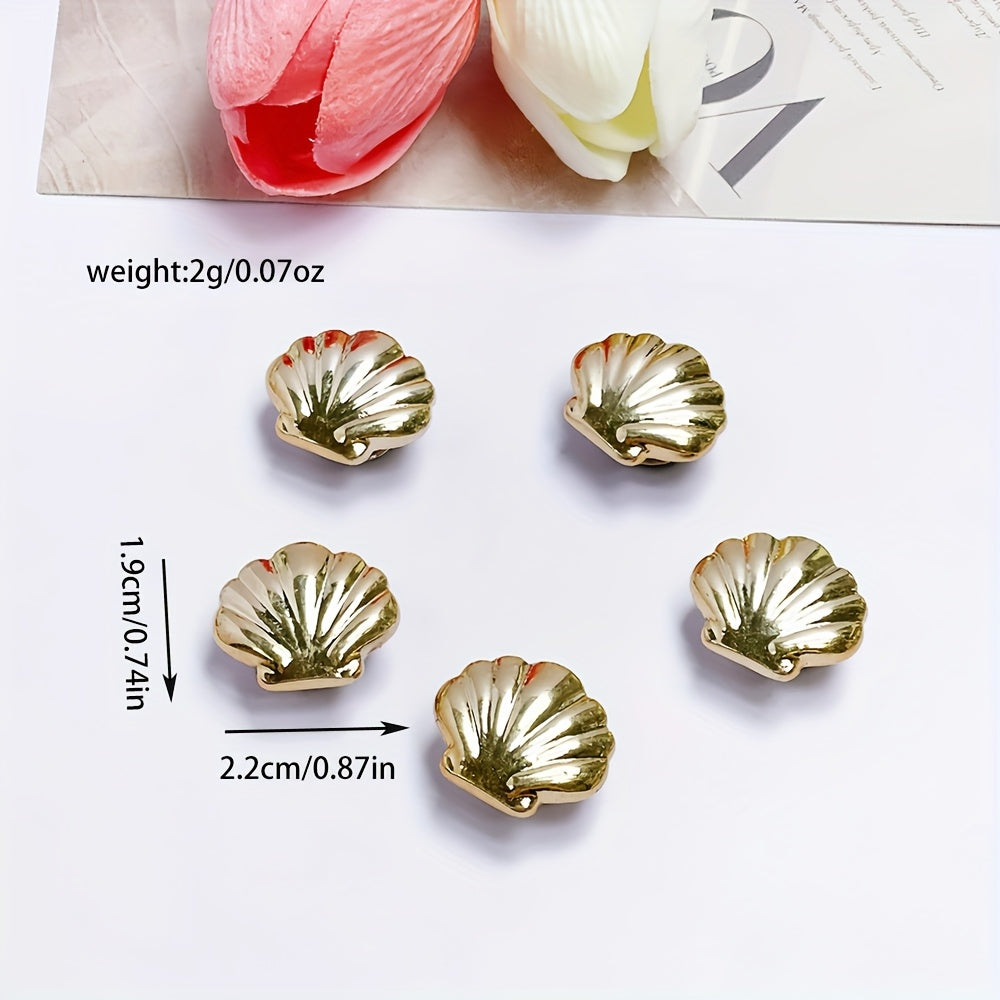 Women Kids Resin Shoe Accessories 18PCS Starfish Shell Detachable Charms