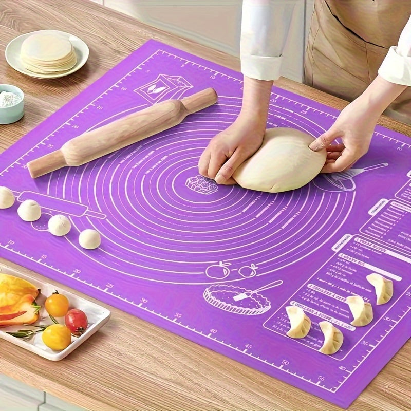 Durable Non-Stick Pastry Mat with Ultra Thickness for Baking and Rolling