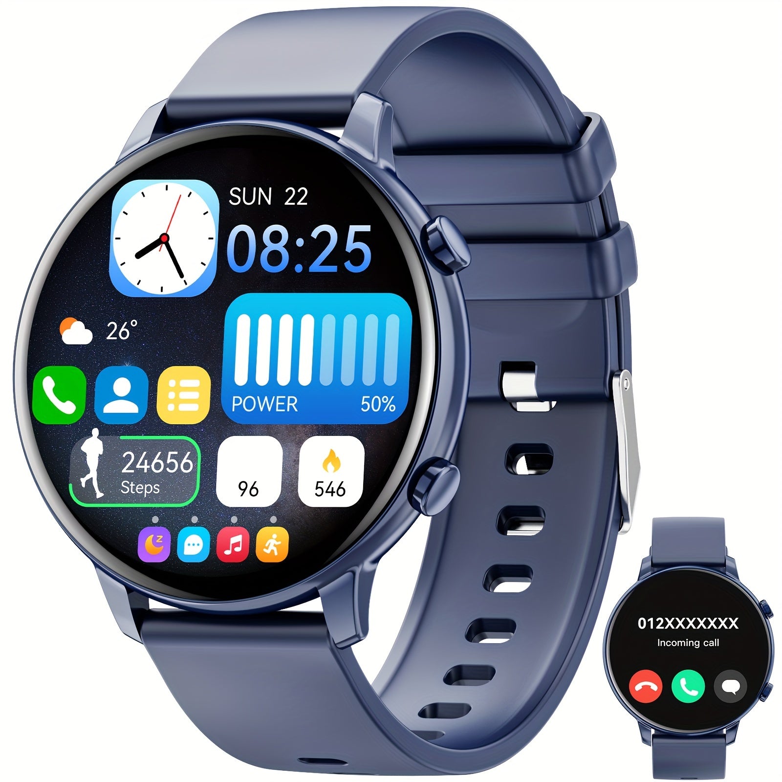Women's Smartwatch with 3.53cm Display Wireless Calling Voice Assistant and Sports Modes