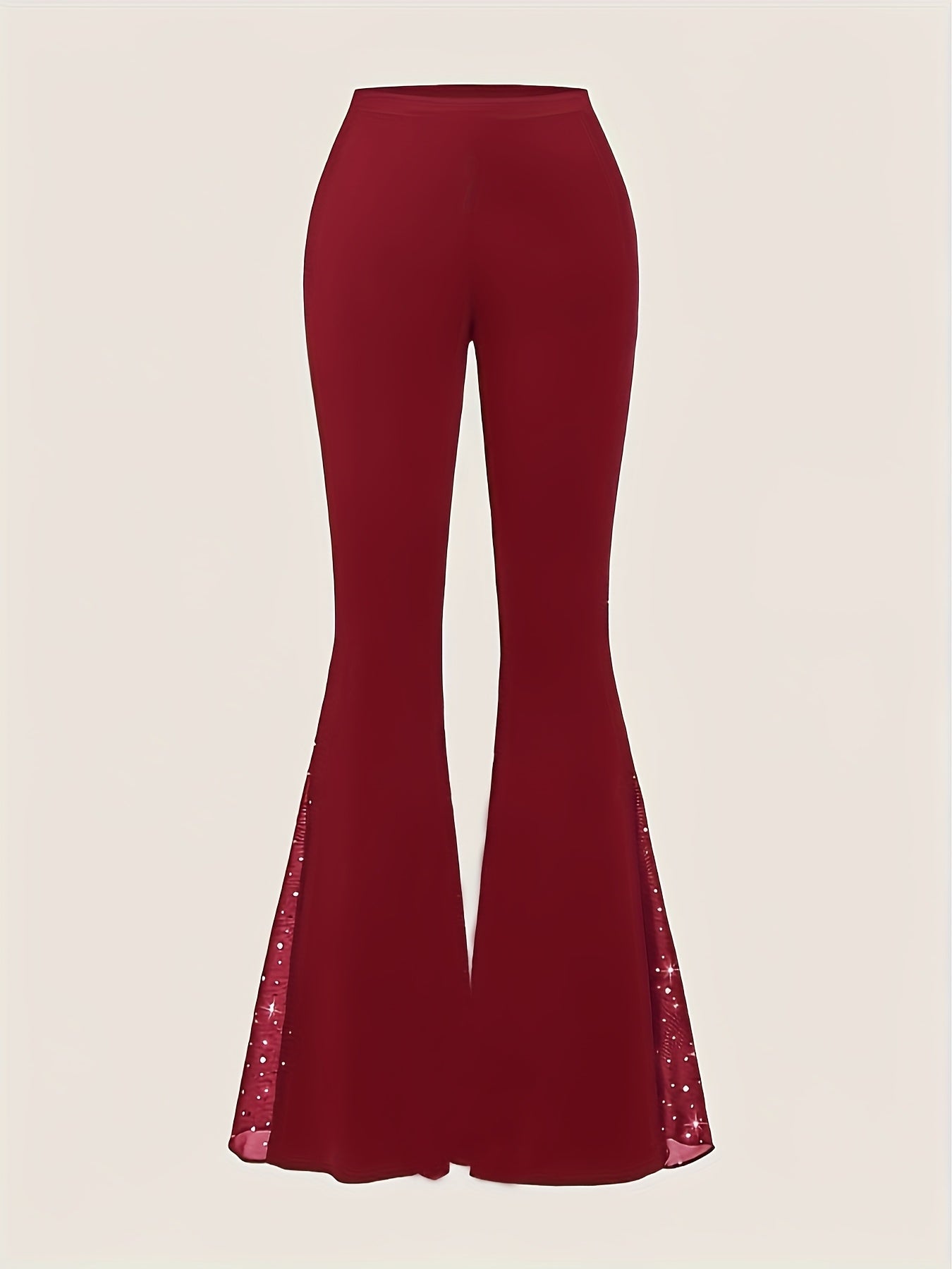 Women's Plus-Size Solid Flared Pants 3-Pack Spring Summer Fashion