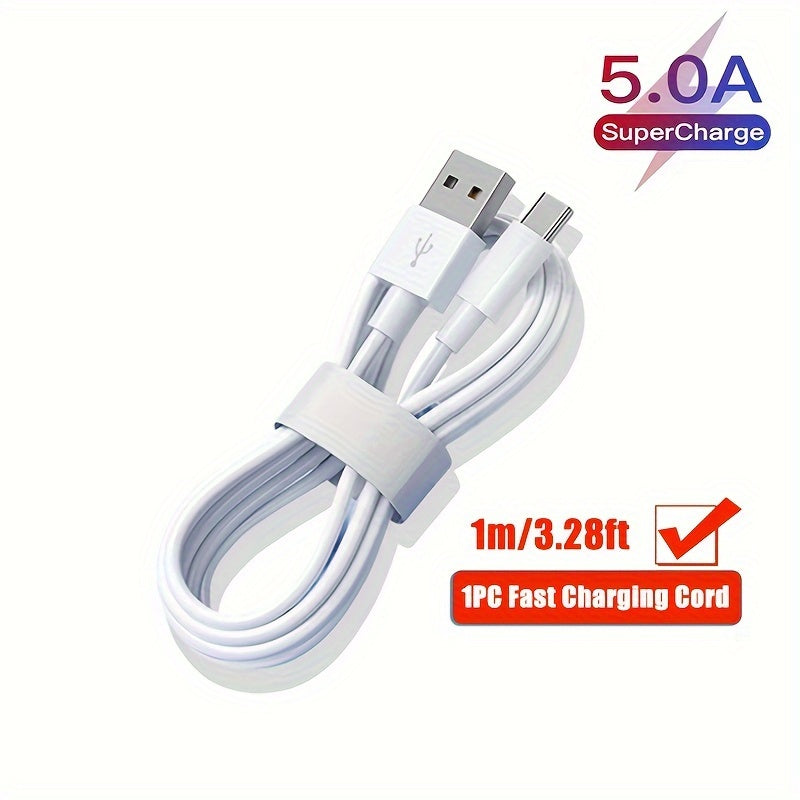 USB-C Fast Charging Data Cable 1-5 Pack 66W Compatible with Phones and Power Banks