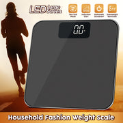 Digital Bathroom Scale Measures Body Weight Up to 181.44 KG with LED Display