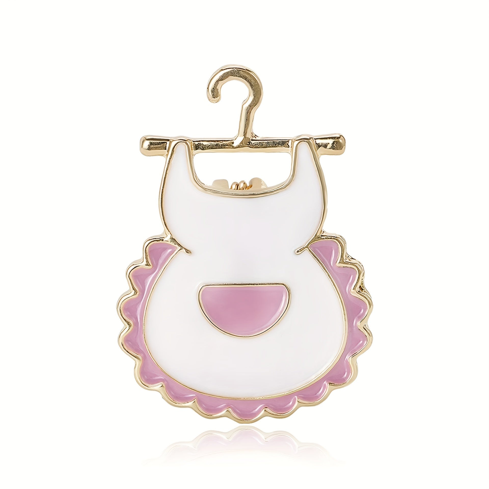 Элегантные броши-аппликации в форме фартука с эмалью, сплав стильных аксессуаров для лацканов для мужчин и женщин