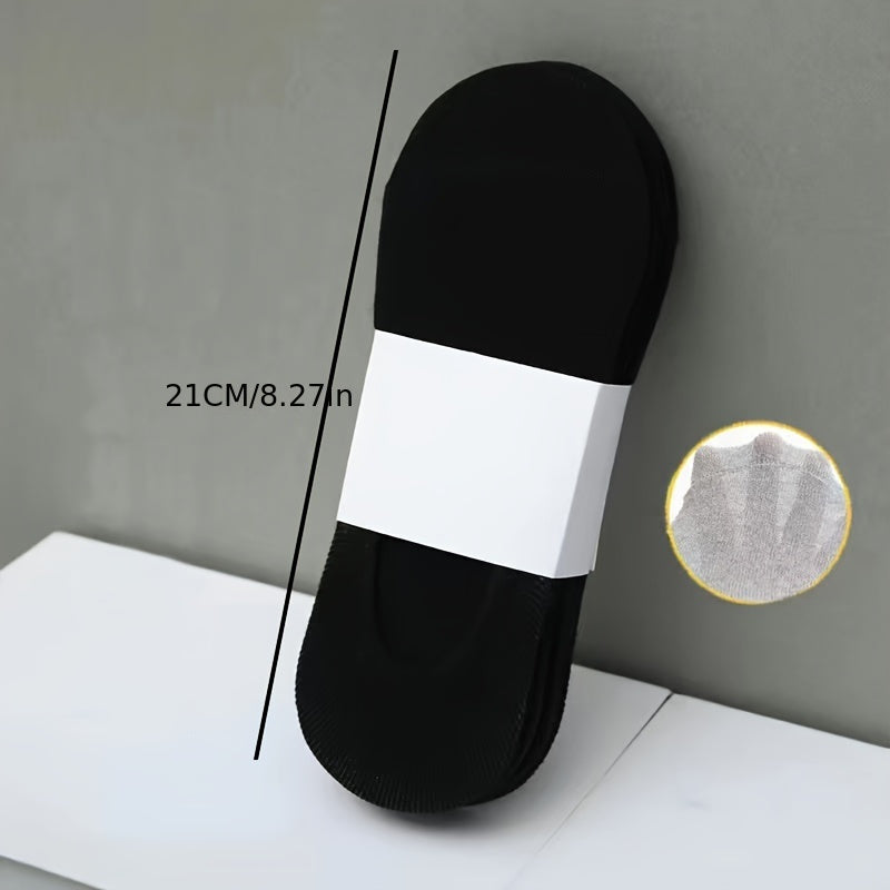 Men's Breathable Thin Casual Business Socks 10 Pairs Low Cut Invisible Knit