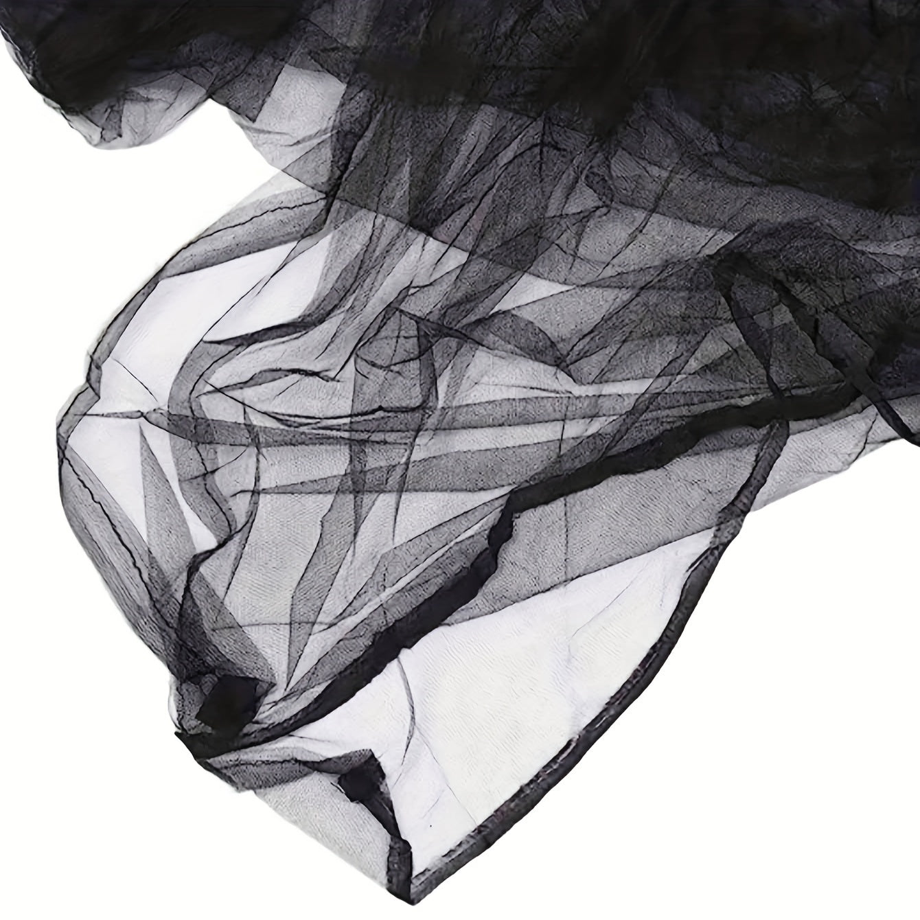 Round Dome Bed Canopy Princess Style Woven Polyester Fits Twin to King Size