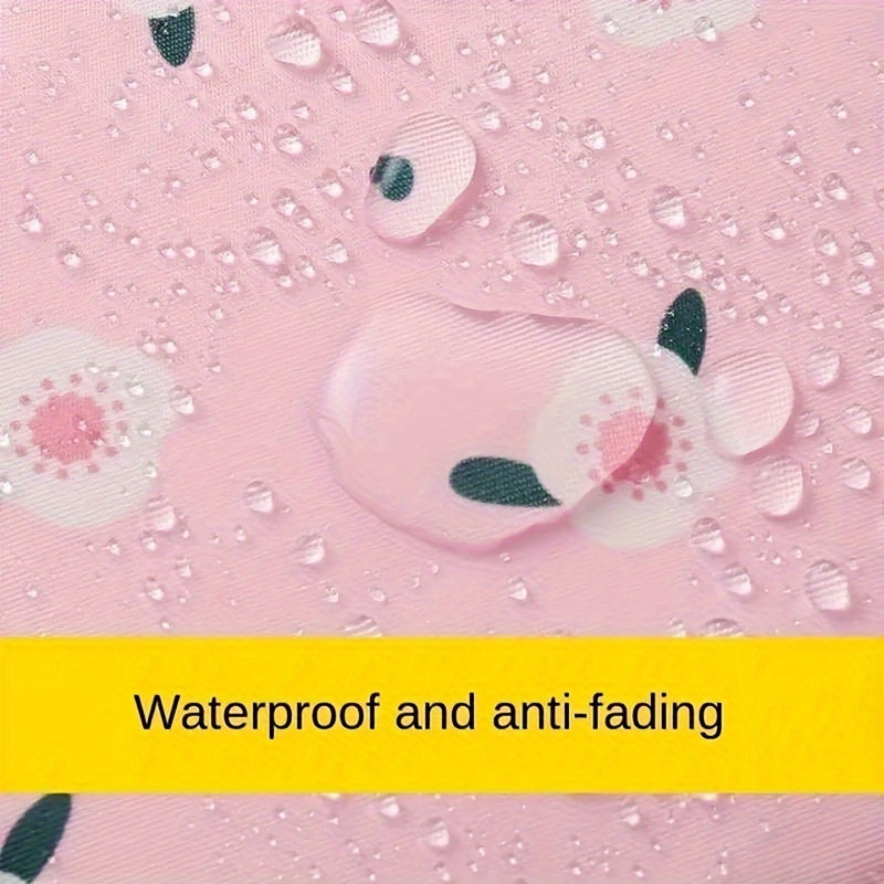 Sayohat uchun suv o'tkazmaydigan polyester kosmetika sumkasi, terini parvarish qilish va makiyaj uchun saqlash