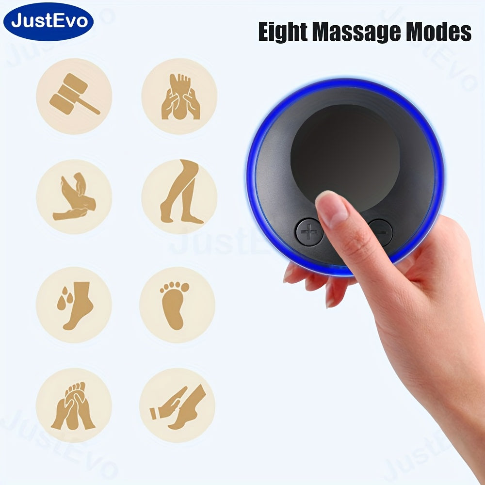 JustEvo EMS portativ mini massaj yamoq, EMS to'liq tana massaj yamoq va cho'ntak massaj yamoqi fitness massaji uchun maxsus ishlab chiqilgan, uy sport zallari, sayohat yoki ofis uchun mukammal.