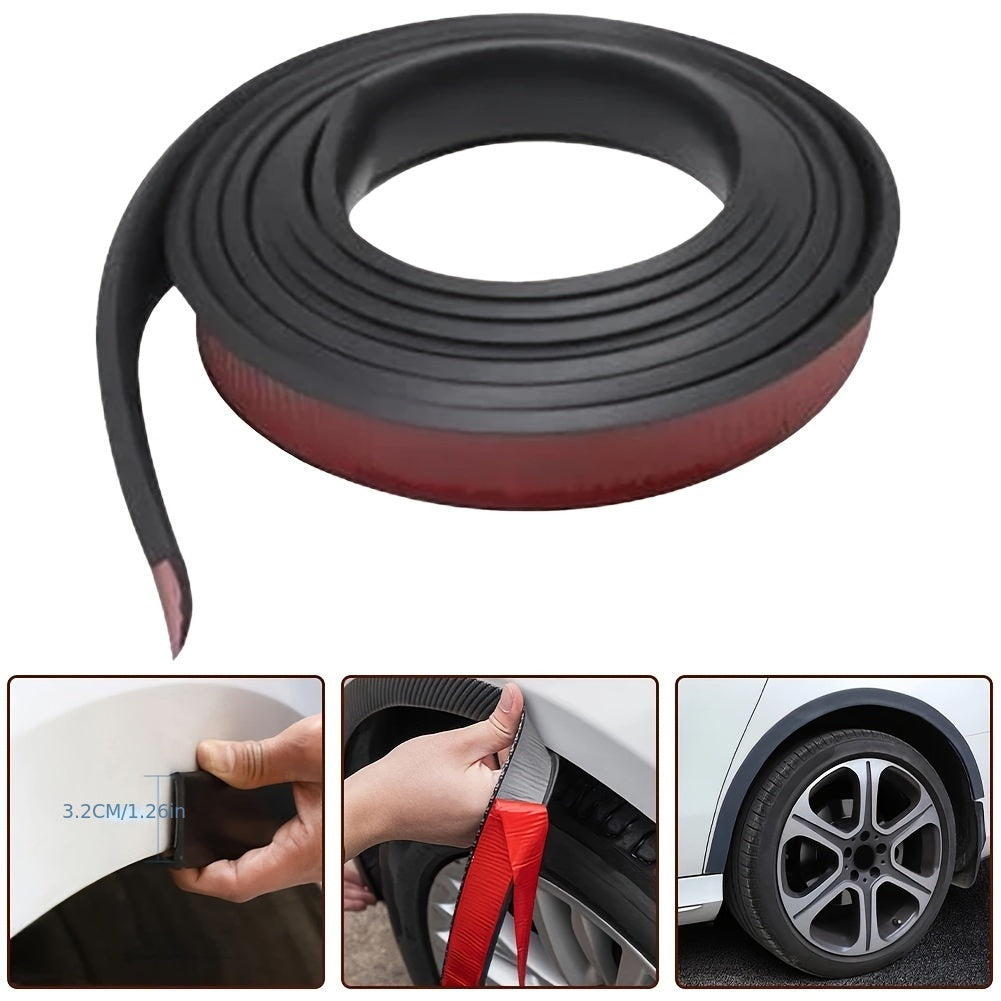 Universal Matte PVC Wheel Arch Guard Plate Set for Front Fender Protection