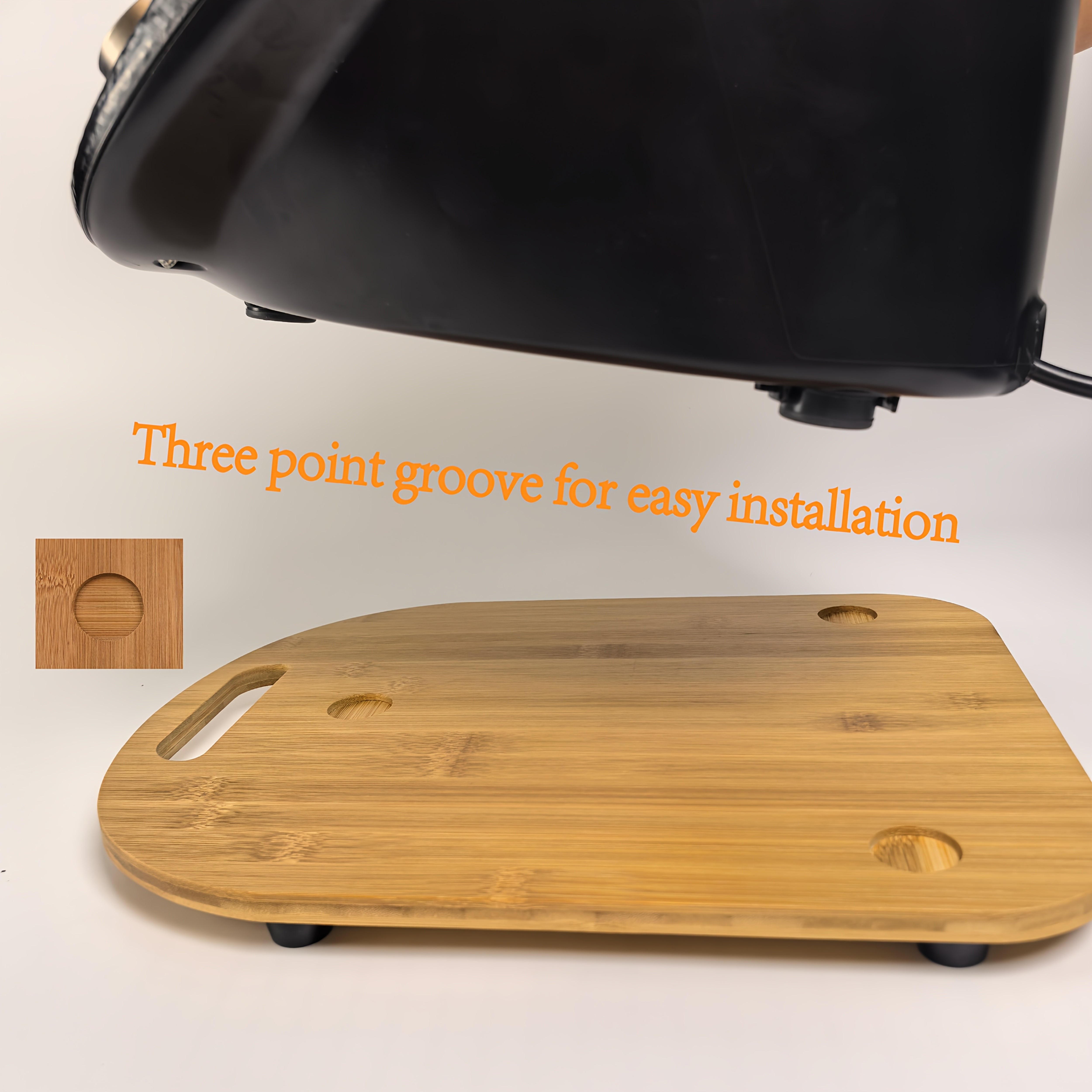 Non-Slip Bamboo Cutting Board Mat for Food Preparation Kitchen Dining