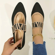 Women's Breathable Solid Color Mary Jane Shoes Lightweight Comfort Slip-Resistant