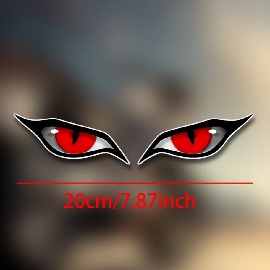 Виниловые наклейки Monster Eyes для автомобилей и аксессуаров с глянцевым покрытием