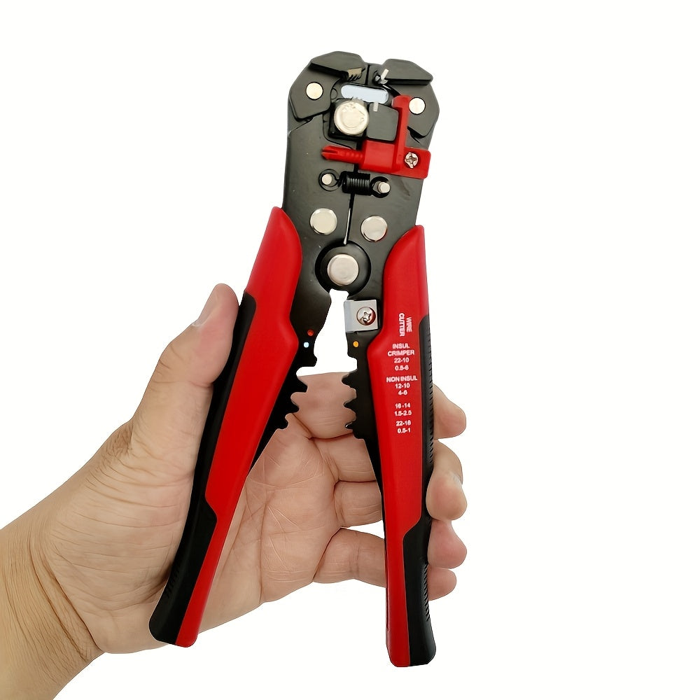Automatic Wire Stripper Tool for Electrical Wire Cutting Crimping and Stripping