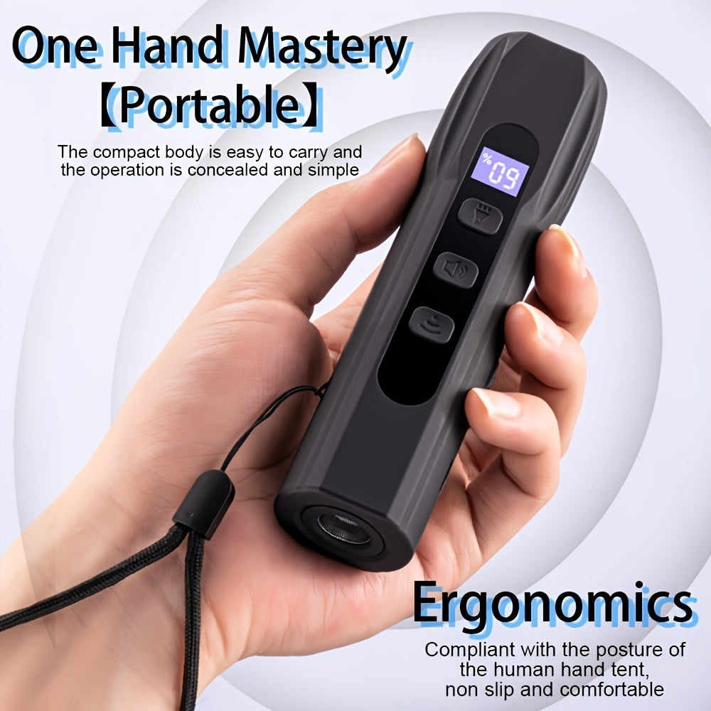 Прочный USB-заряжаемый отпугиватель для собак, кошек и грызунов с фонариком и технологией против лая