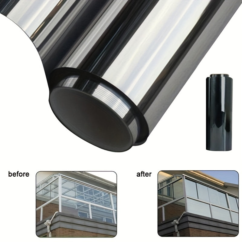 Black Window Tint Film Roll 300cmx50cm UV Protection for Car and Home