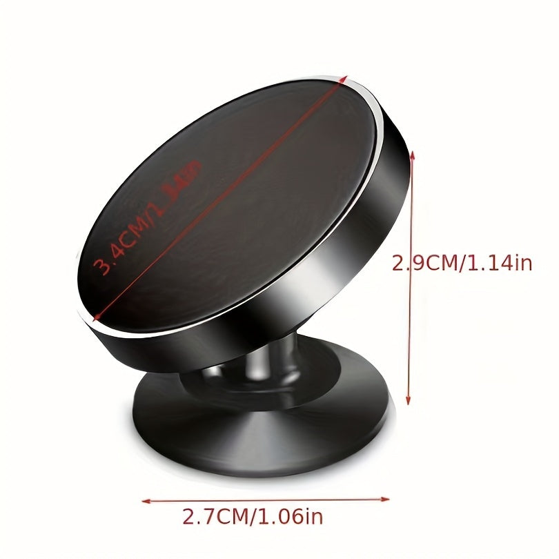 Universal Magnetic Car Phone Holder Metal Air Vent Mount 360 Degree Rotation