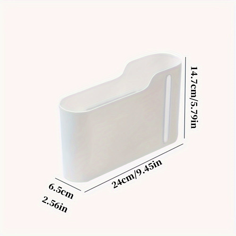 Plastik sumka tutgichi devorga o'rnatiladigan axlat sumkasi dozatori oshxona va hammom uchun tashkilotchi