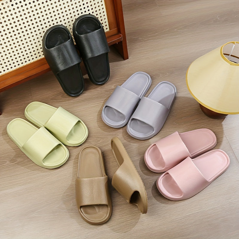 Ayollar uchun EVA shippaklar ochiq barmoqli, tekis tagli, ichki yozgi sandallar