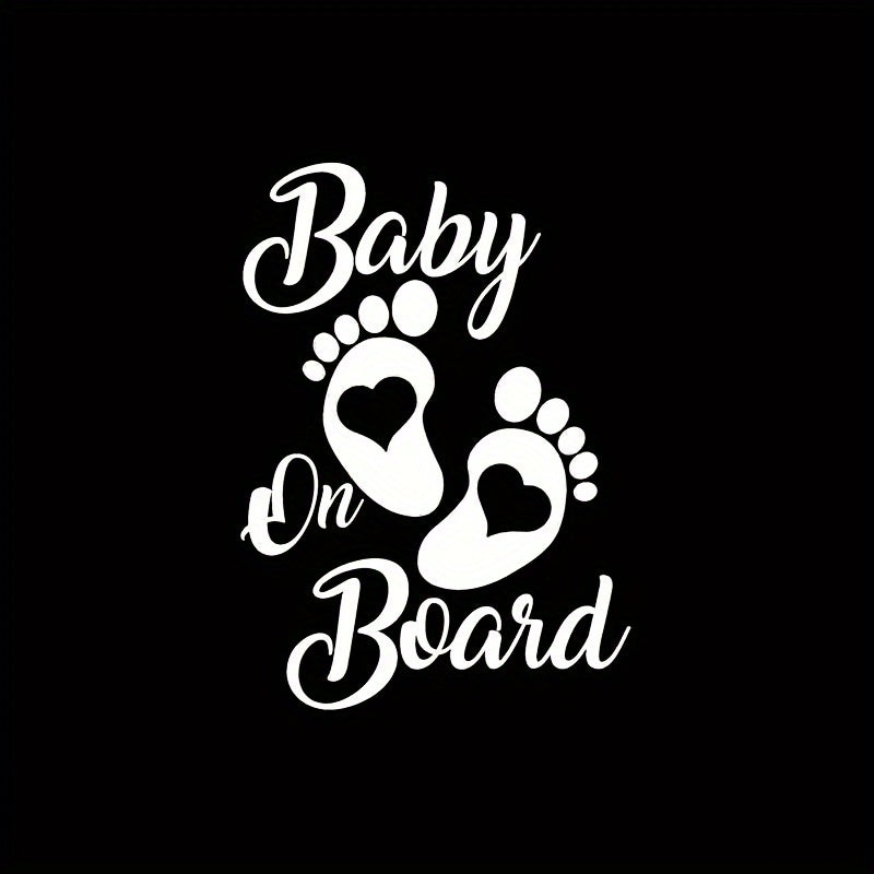 Baby On Board Waterproof Reflective Car Sticker Vinyl Vehicle Decal