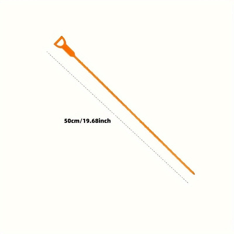 Унисекс инструмент для прочистки стоков 19,6 дюймов для удаления волос, душ, ванна, раковина