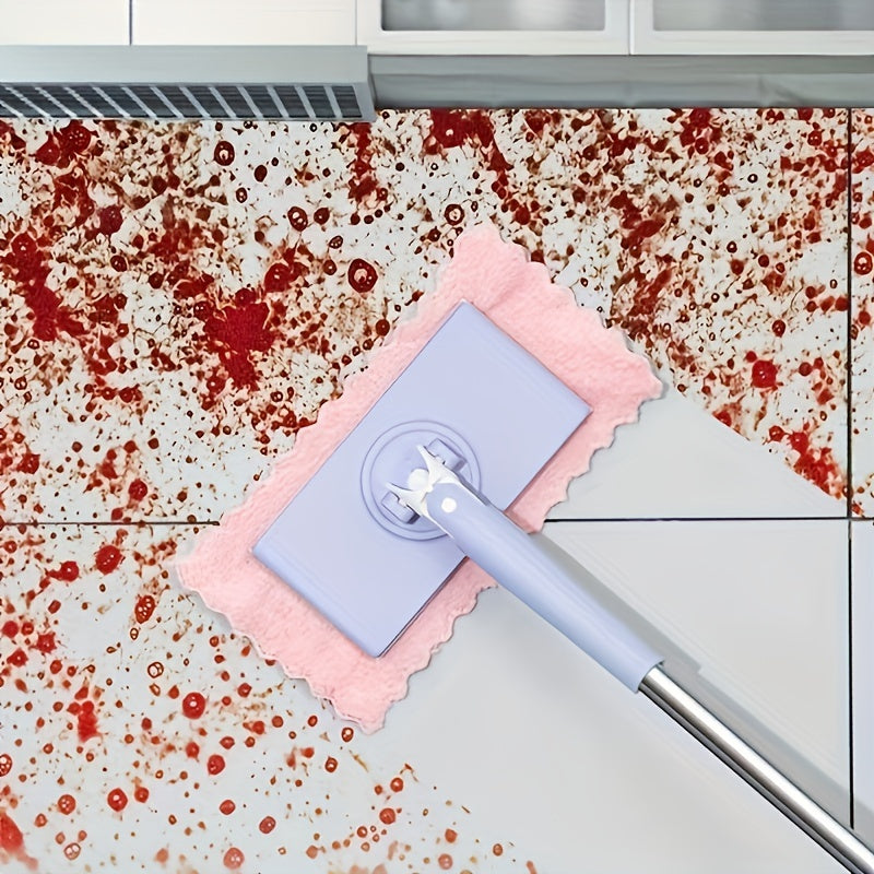 5-Piece Magic Mop and Cloth Set, Handheld Mini Plastic Mop for Cleaning