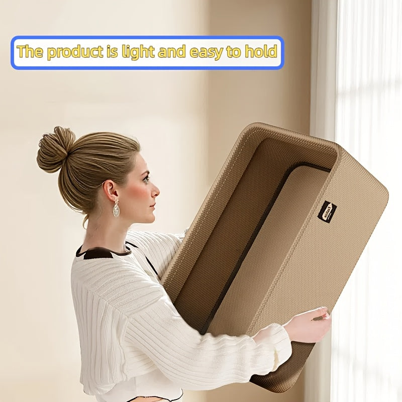 Многофункциональная складная корзина для хранения с ручкой для организации одежды, одеял и экономии места в шкафах, спальнях и общежитиях. Практичный помощник для хранения в доме.