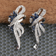 2 ta Vintage Luxury Bauhinia Emal Broshlar to'plami, Rhinestone tafsilotlari bilan - Noan'anaviy shaklni o'z ichiga oladi, Lapel yoki Ruksaklar uchun ideal moda bayonoti.