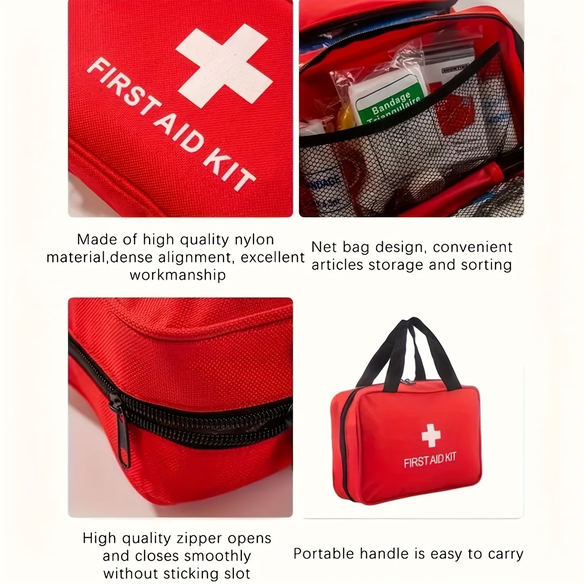 Portable First Aid Kit Set 160Pcs/27Pcs Emergency Supplies for Home Car Camping
