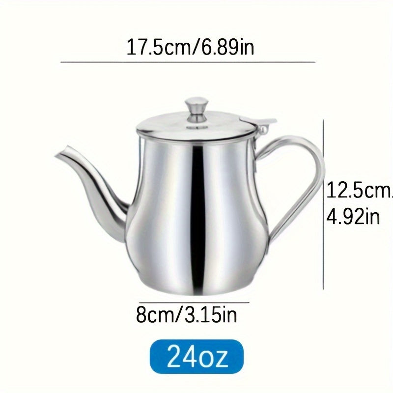 Нержавеющая сталь чайник с фильтром для горячих и холодных напитков, большой объем