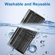 8 Pack Washable Reusable HEPA Filters for Robot Vacuum Cleaner Replacement Parts